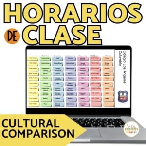 La Hora Telling Time in Spanish La Escuela y el horario Spanish 1 Review Slides