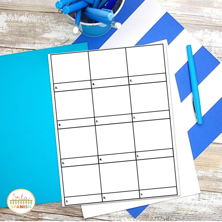 Running Dictation in Spanish Class Activity Srta Spanish