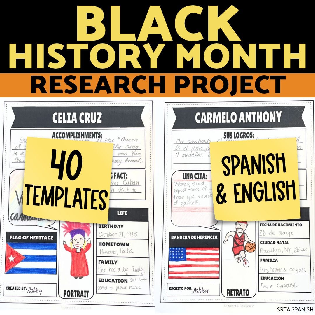 Afro-Latinos Research Poster Project SPANISH AND ENGLISH