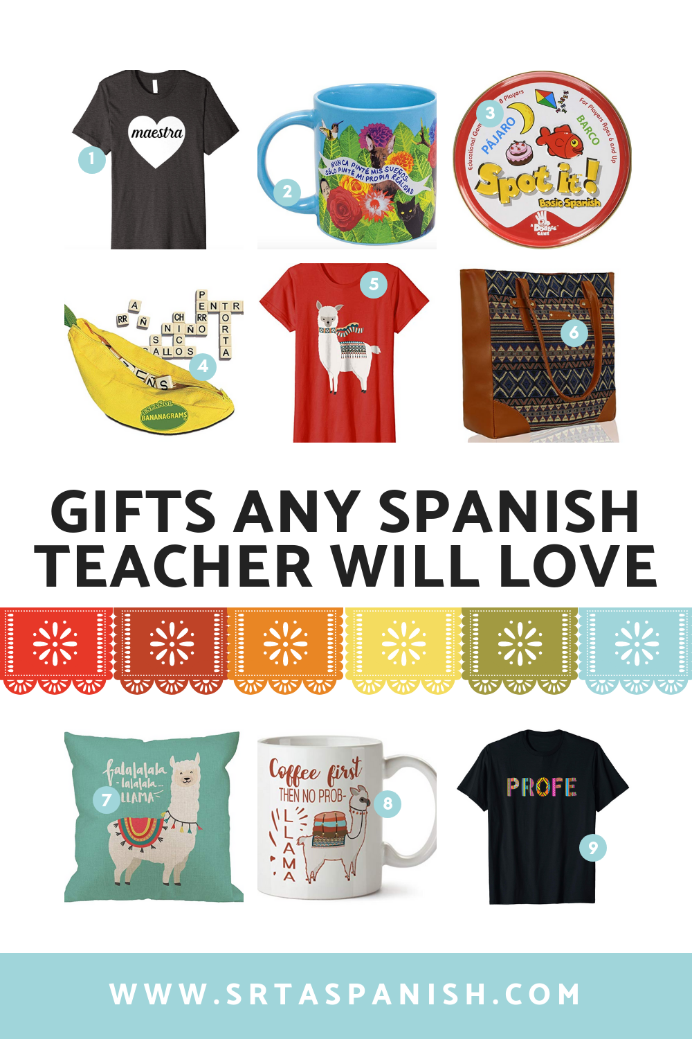 10 Simple Spanish Teacher Ideas for Gifts Srta Spanish