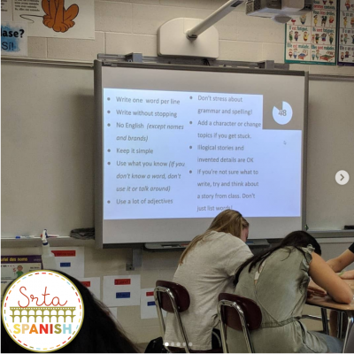 Timed Writing - Srta Spanish