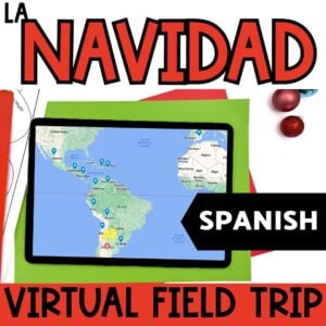 Navidad Digital Activities for Google Maps SPANISH ONLY