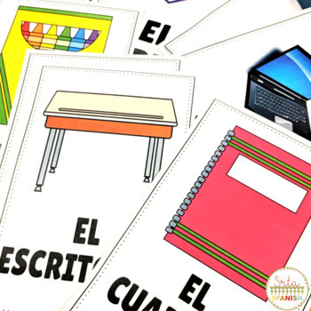 list of classroom objects in spanish