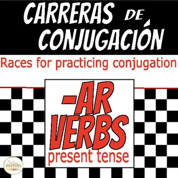 Carreras de Conjugación- AR Verbs in Present Tense