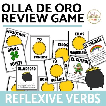 Reflexive Verbs Review Game Olla de Oro