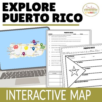 Puerto Rico Digital Map Activities SPANISH ONLY