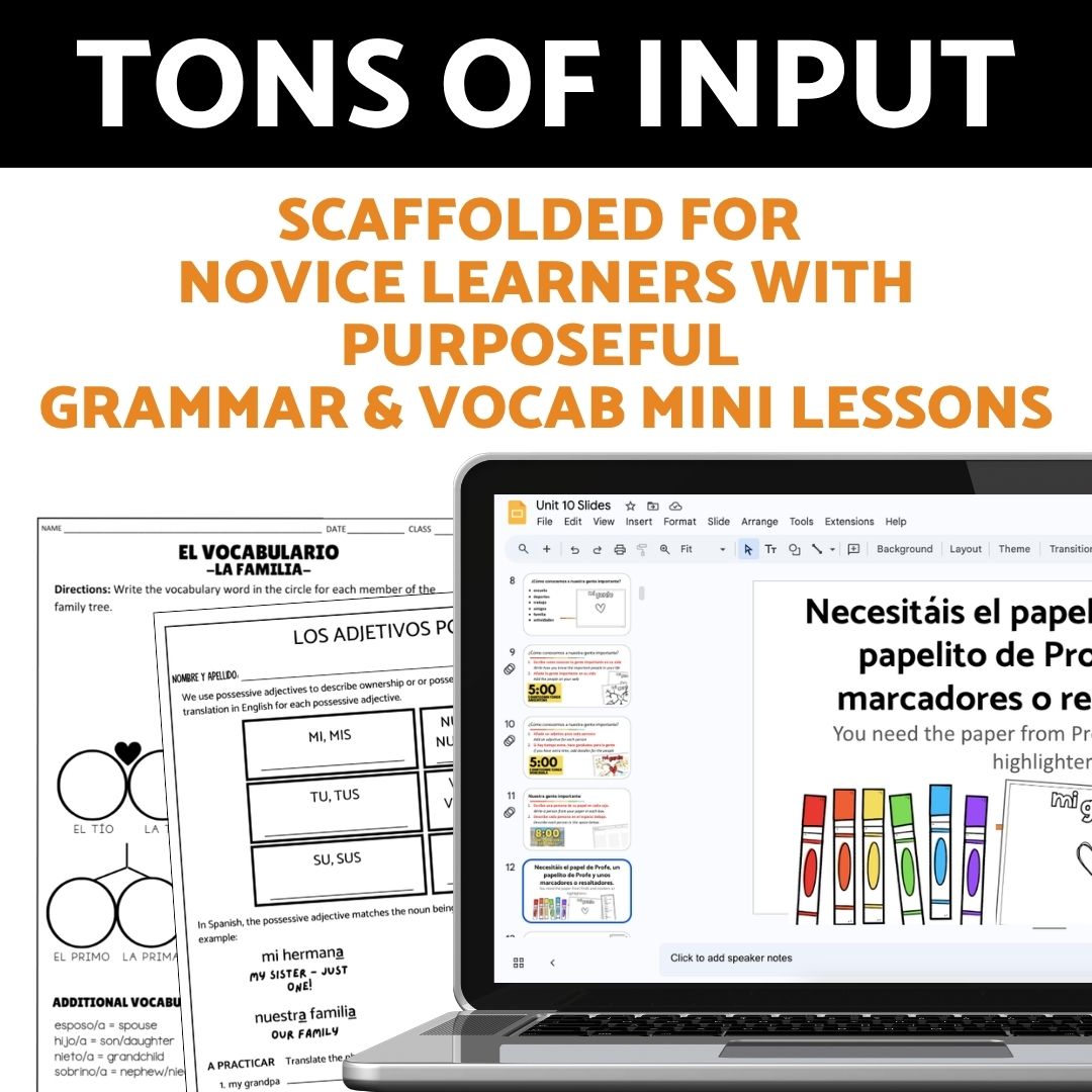 Beginning Spanish 1 Lesson Plans Back to First Day of School Curriculum Lessons - Image 4