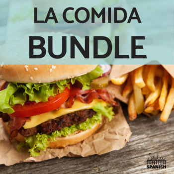 La Comida Food in Spanish Activities Bundle