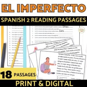 Cuando Era Niño | Imperfect Tense in Spanish Reading & Activities