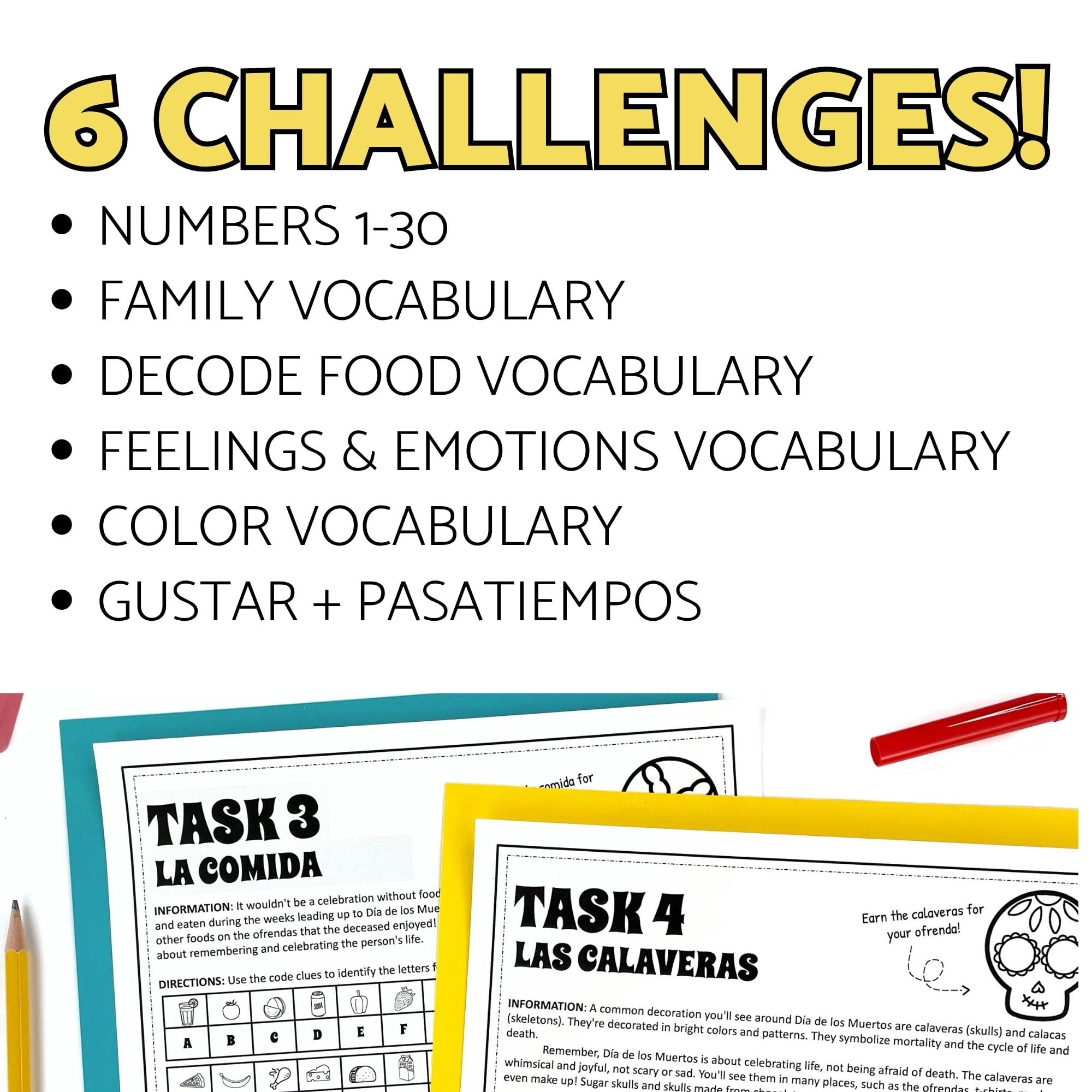 El Día de los Muertos Activities Day of the Dead Escape Room Spanish Lesson Plan - Image 3