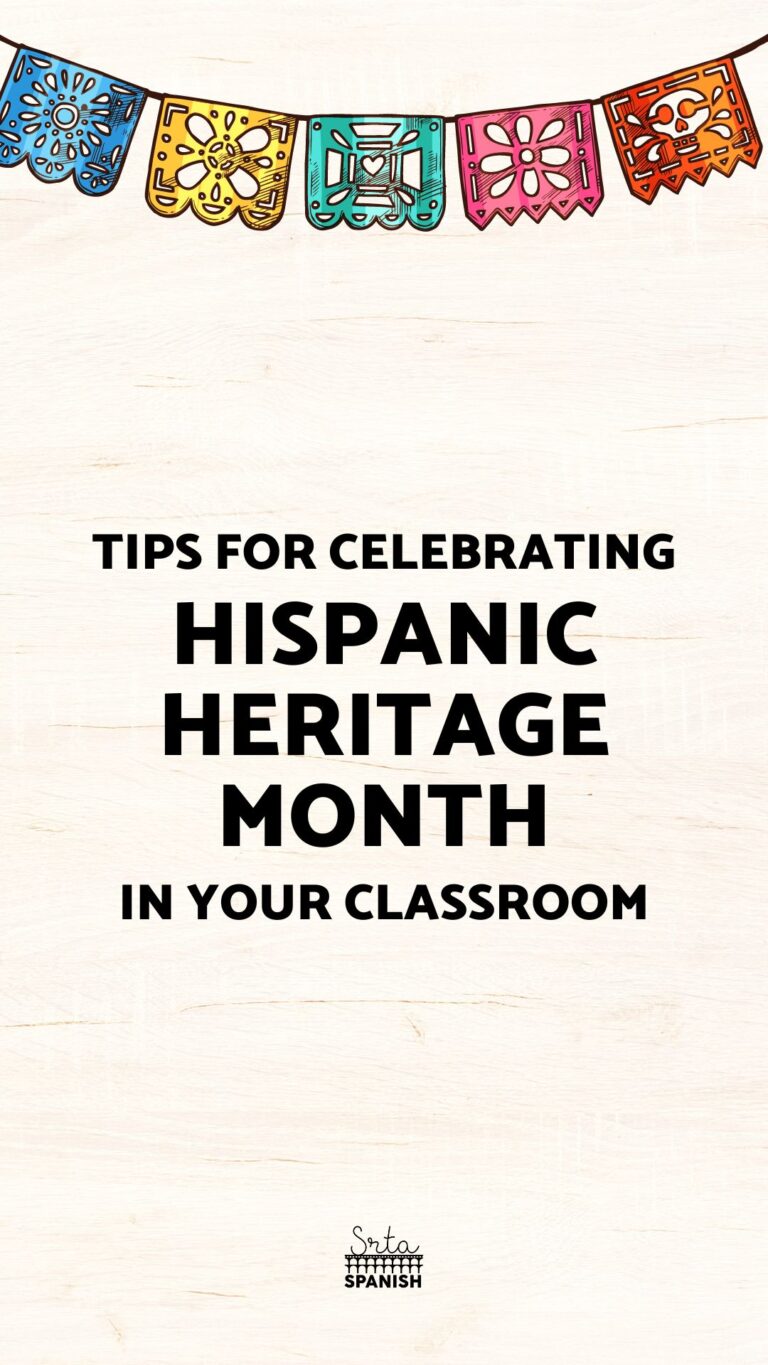 Tips for Teaching Hispanic Heritage Month - Srta Spanish