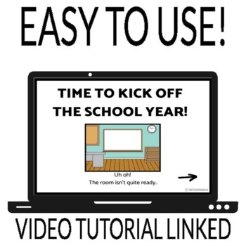 Editable Digital Review Game Template for Spanish Back to School Theme - Image 4