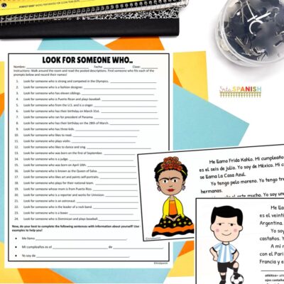 Reading Activities for Hispanic Heritage Month - Srta Spanish