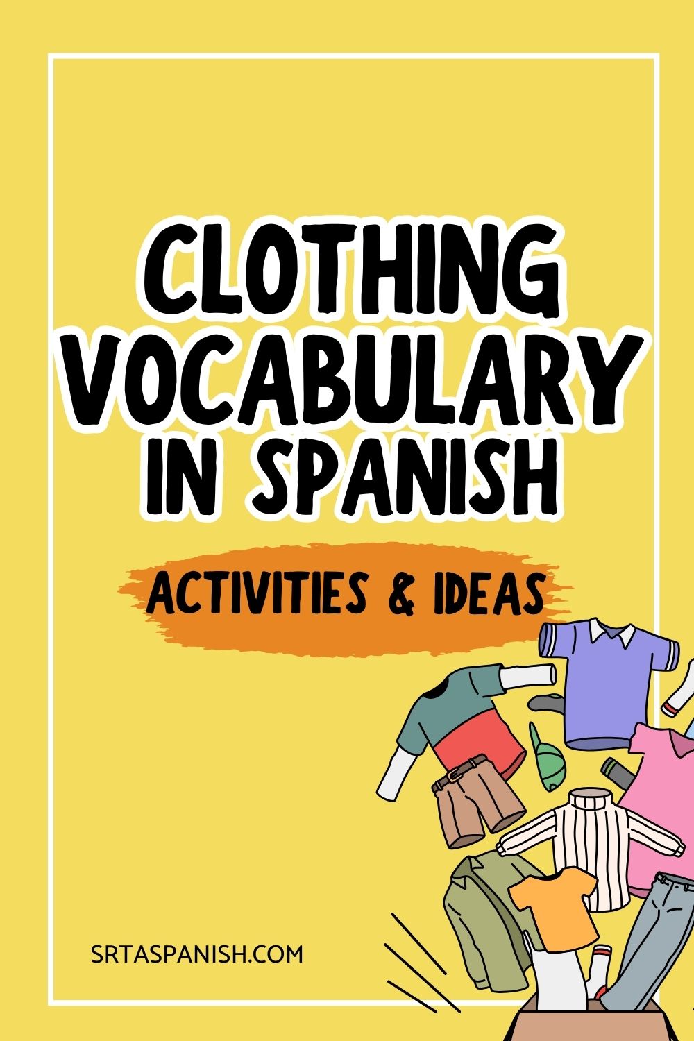 Basic Clothes Vocabulary Book