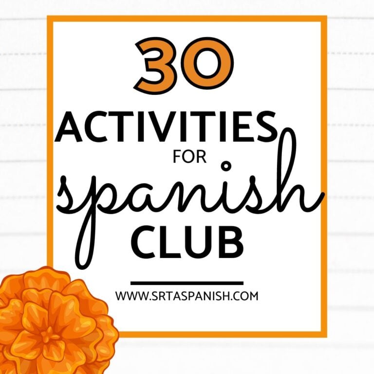 Support for Secondary Spanish Teachers - Srta Spanish
