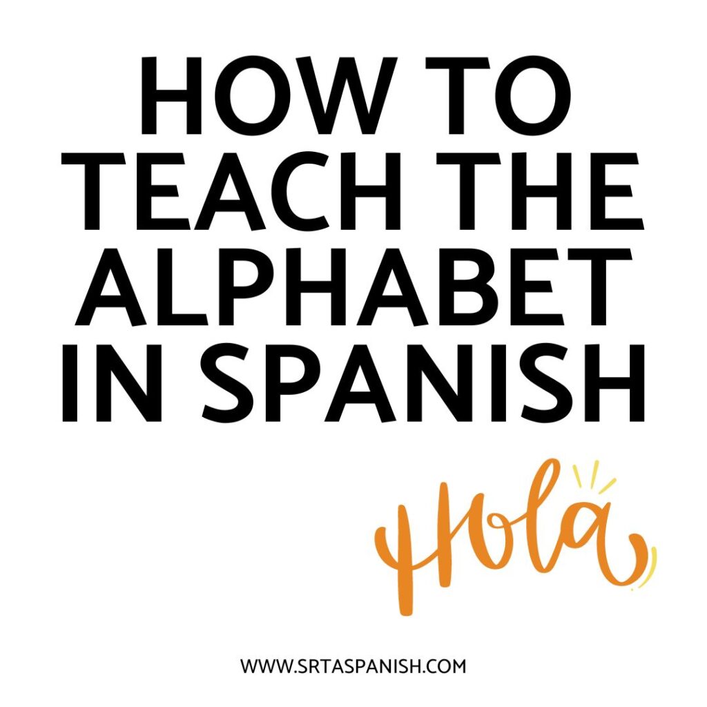 How to Learn The Alphabet in Spanish - Srta Spanish