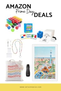 Shop Amazon Prime Day Deals for Spanish teachers including classroom supplies, teacher accessories, and decor!