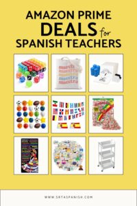 Shop the best Amazon Prime Day Deals for Spanish teachers including classroom supplies, teacher accessories, and decor!