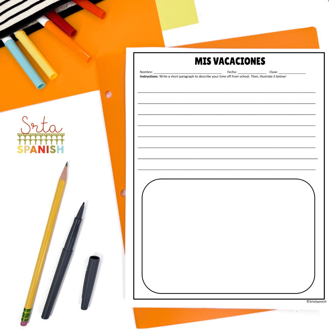 Mis Vacaciones Spanish Preterite Reading Comprehension Passages - Srta ...
