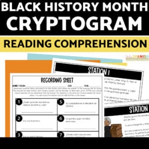 El Mes de la Historia Afroamericana Black History Month Spanish Reading Passages