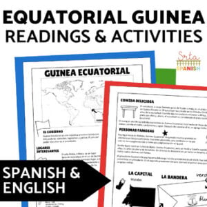 Equatorial Guinea Emergency Sub Plans High School Spanish Culture Activities