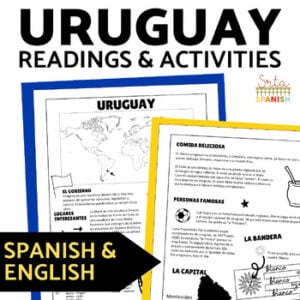 Uruguay English & Spanish Fluency Passages 10th 11th 12th Grade Spanish Culture