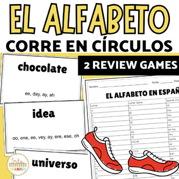 El Alfabeto en Español Spanish 1 Alphabet Pronunciation Sheet Corre en Círculos