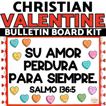 Christian Valentines Day Printable Bulletin Board Conversation Hearts to Color