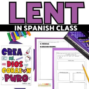 Spanish Lent Bulletin Board Readings Worksheets Miércoles de Ceniza La Cuaresma