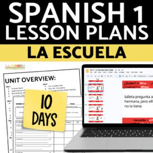 La Escuela La hora School Subjects Spanish School Supplies & Classroom Objects