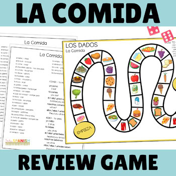 Spanish Food Activities La Comida Worksheets Easy Basic Spanish Worksheets