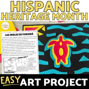 Hispanic Heritage Month Activities Craft Coloring Pages Art & Reading Passage