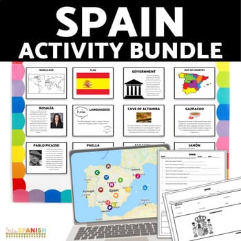 Explore Spain Spanish Culture Activities Set Virtual Field Trip Readings & more