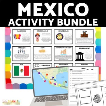 All About Mexico Reading Comprehension Facts Flags Map Emergency Sub Plans