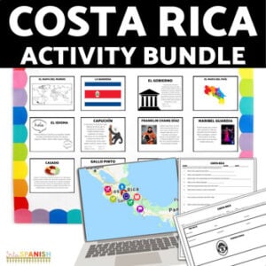 Costa Rica Reading & Virtual Field Trip 11th 12th Grade Spanish 2 3 Lesson Plans