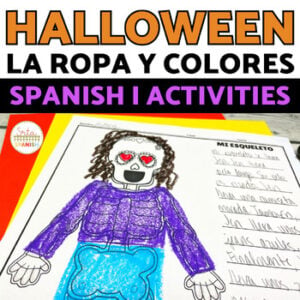 Actividades de Halloween en Español Halloween Activities in Spanish Coloring