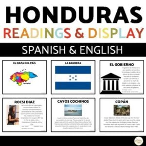 Honduras English & Spanish Fluency Passages 10th 11th 12th Grade Spanish Culture