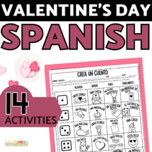 El Día de San Valentin Actividades Spanish Valentines Day Cards Bulletin Board