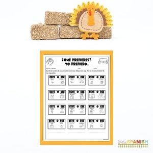 Image shows Thanksgiving Would You Rather Game questions on a printable handout
